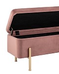 Банкетка Болейн с ящиком велюр розовый SG4682 фото