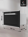 Микроволновая печь Микроволновая печь встраиваемая  LEX BIMO 25.03 IX фото