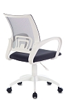 Кресло Бюрократ CH-W695NLT темно-серый TW-04 TW-12 сетка/ткань крестовина пластик пластик белый SG11043 фото
