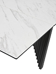 Стол IVAR 200 MARBLES KL-99 Белый мрамор, итальянская керамика, ®DISAUR MC63709 фото