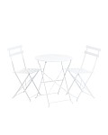 Комплект стола и двух стульев Бистро белый SG8523
