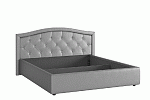 Кровать 1.6 Верона с основанием белый (экокожа) MBS7676 фото