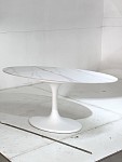 Стол AVOLA 180 MATT WHITE MARBLE SOLID CERAMIC / WHITE М-City MC63570 фото