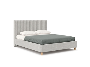 Товар Бари Кровать двуспальная 1600 мягкая с подъёмным механизмом (Серый, Ткань BEATTO PLAN-1) LD203512