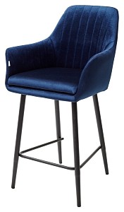 Полубарный стул Роден Blitz 20 Синий, велюр (H=65cm), M-City MC62767