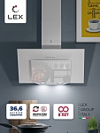 Наклонная вытяжка Вытяжка кухонная наклонная LEX Mira 500 White фото