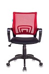 Кресло Бюрократ CH-695N/R/TW-11 спинка сетка красный TW-35N сиденье черный TW-11 SG3681 фото