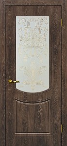Товар Межкомнатная дверь Сиена-3 Дуб корица