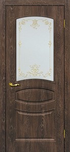 Товар Межкомнатная дверь Сиена-5 Дуб корица