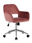 Кресло офисное Ross велюр розовый SG2575