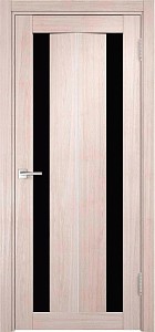 Товар Межкомнатная дверь Легенда Y-6 тон Кремовая лиственница Стекло Лакобель черное