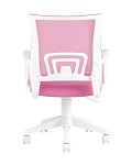 Кресло офисное TopChairs ST-BASIC-W розовый крестовина пластик белый SG4423 фото