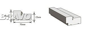 Товар Коробка 2100x70x35 Ч-40 (у,п) BRK1493