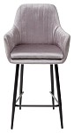 Полубарный стул Роден Blitz 16 Серый, велюр (H=65cm), M-City MC62849 фото