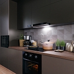 Встраиваемая вытяжка Вытяжка кухонная встраиваемая LEX HOGAN G 600 BLACK фото
