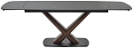 Стол BLANCO 160 MATT BLACK MARBLE SOLID CERAMIC / Орех, ®DISAUR MC64130 фото
