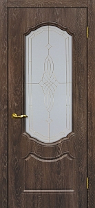 Товар Межкомнатная дверь Сиена-2 Дуб корица