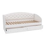 Карина Диван-кровать с выдвижными ящиками (Белый) LD54118 фото