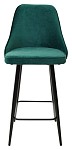 Полубарный стул NEPAL-PB ЗЕЛЕНЫЙ #19, велюр/ черный каркас (H=68cm) М-City MC61845 фото