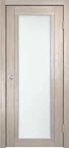 Товар Межкомнатная дверь Легенда К-11 тон Кремовая лиственница Остекление Сатинат белое