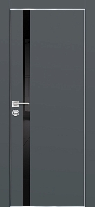 Товар Межкомнатная дверь PX-8  AL кромка с 4-х ст. Графит