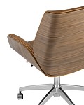 Кресло офисное TopChairs Crown NEW, коричневое УЦЕНКА SG4581 фото