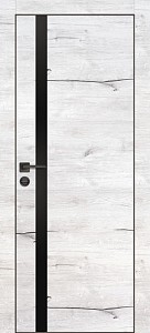 Товар Межкомнатная дверь PX-8  черная кромка с 4-х ст. Дуб арктик