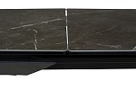 Стол CREMONA 140 KL-116 Черный мрамор матовый, итальянская керамика/ черный каркас, ®DISAUR MC63242 фото