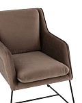 Кресло Роланд велюр коричневый SG4621 фото