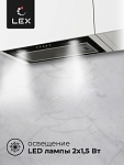 Встраиваемая вытяжка Вытяжка кухонная встраиваемая LEX GS BLOC P 600 Black фото