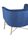 Кресло Шале велюр синий SG2311 фото