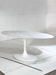 Стол AVOLA 180 MATT WHITE MARBLE SOLID CERAMIC / WHITE М-City MC64206 фото