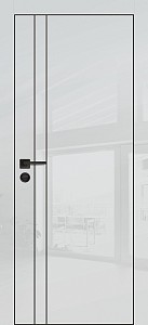 Товар Межкомнатная дверь HGX-20 черная кромка с 4-х ст. Агат глянец