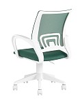 Кресло офисное TopChairs ST-BASIC-W зеленый крестовина пластик белый SG4422 фото