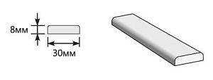 Товар Притворная планка 2000x30x8 BRK2559