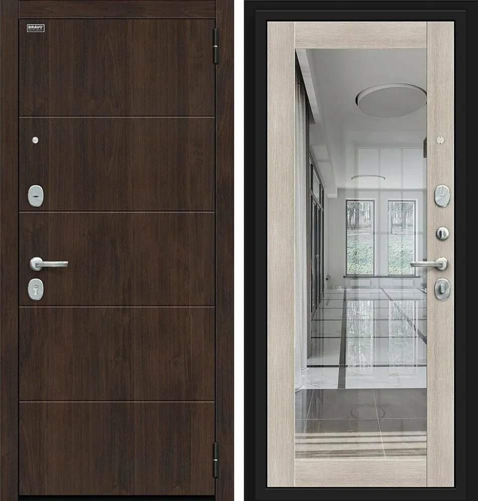 Дверь Флэт Kale Almon/Cappuccino Veralinga BR4591