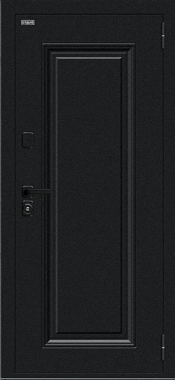 Товар Дверь Браво Thermo Флэш МФ/SBlack-Букле черное/White Silk DIS007445