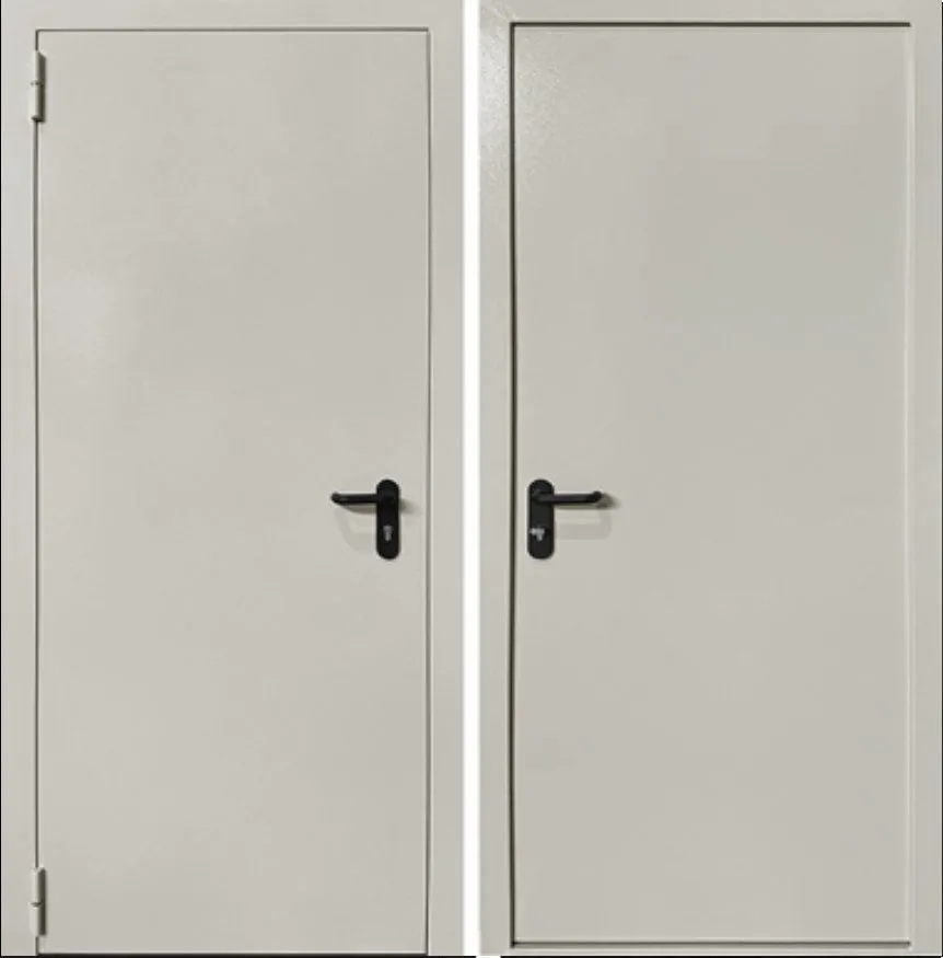 Фото Дверь Скамбио Порте Противопожарная EL-60 RAL7035 DIS007180