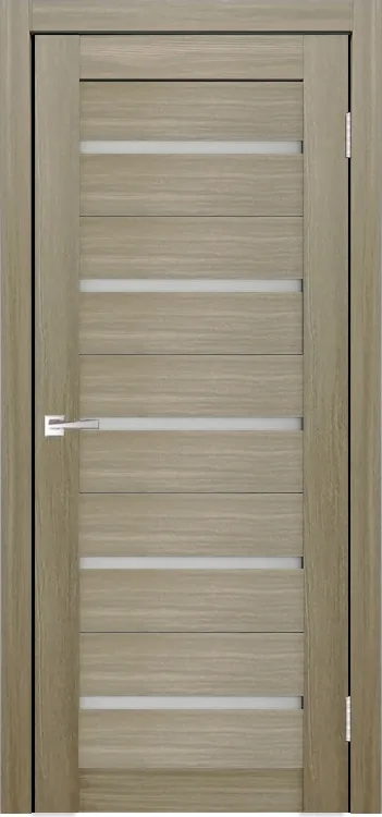 Межкомнатная дверь Легенда X-3 Тон Неаполь Остекление Сатинат белое