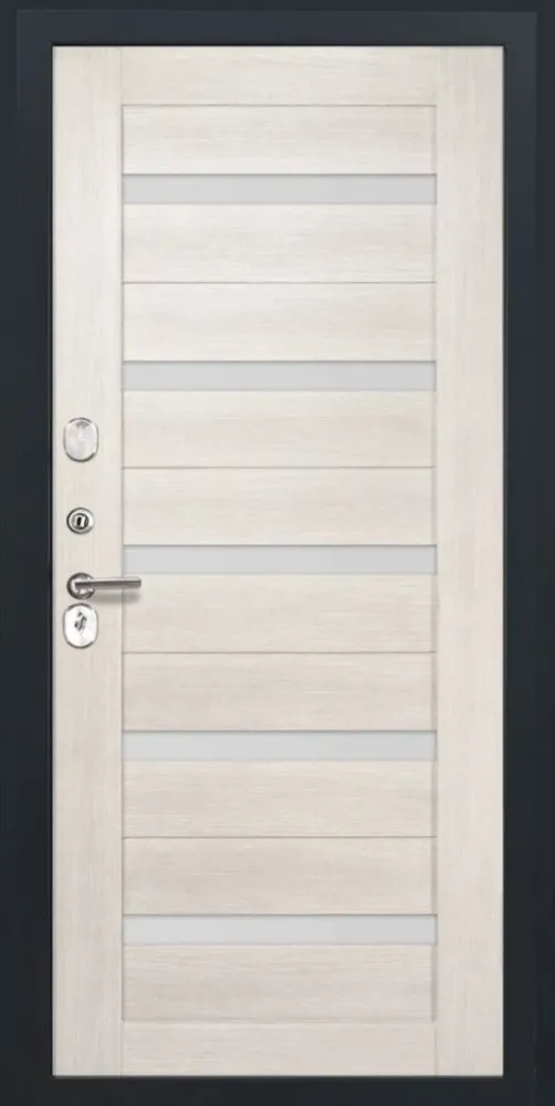 Товар Дверь ДвериПРО Модель Л-46 СБ-1 (ст. белое, 16мм, Беленый дуб) DPRO222600