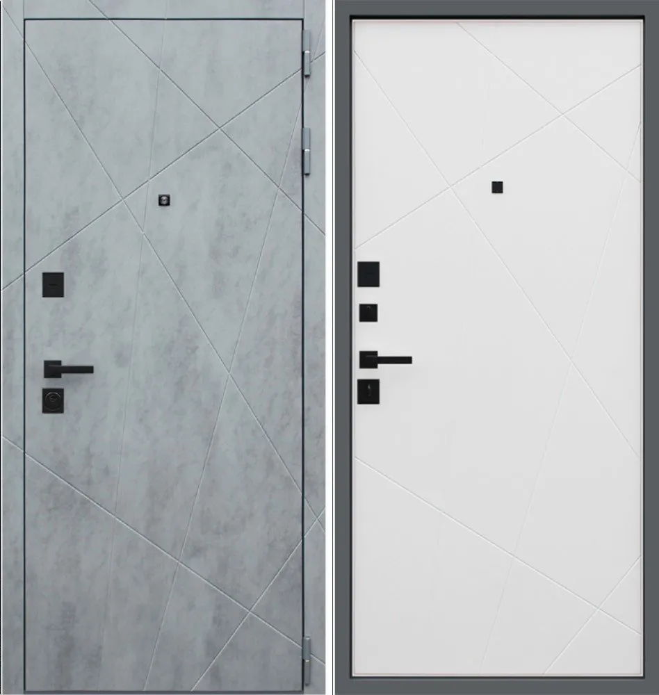 Дверь Дуэт Б белый матовый DIS006676